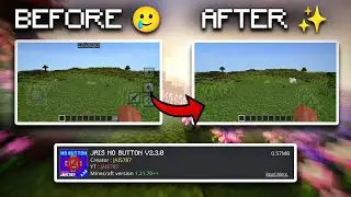 Button Hider Mod For MCPE 1.21+ | One Of The Best Button Hider Mod Ever 🔥