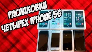 ПОЛУЧИЛИ ЧЕТЫРЕ IPHONE 5S