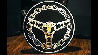 Chain Steering Wheel Mirror Painting