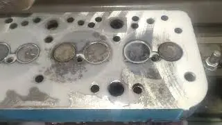 Шлифовка плоскости ГБЦ МТЗ-80 после фрезы