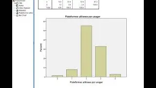 SPSS (tutoriel)/ Analyse Questionnaire - questions à réponses multiples. Usage des réseaux sociaux.