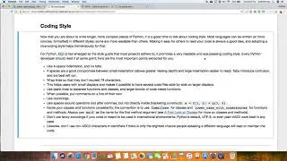 Coding styles
