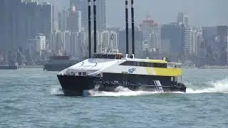M/V SEA SUCCESS 海富 (Cheoy Lee 28m Catamaran GRP Ferry) fast sailing