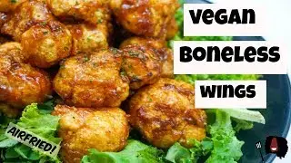 Vegan Air Fryer Cauliflower Wings
