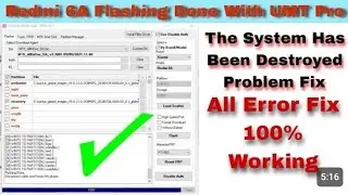 🔥Redmi 6a flashing all error fir with UMT PRO 100% DONE