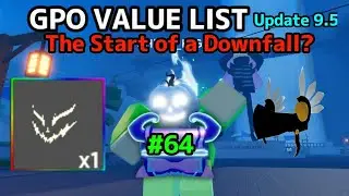 NEW GPO VALUE LIST UPDATE 9.5 #64 WHY IS RESSURECTED BAAL HEAD DROPPING???