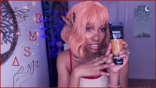 EXTREMELY RELAXING 🍄 //ASMR // DIY Painting Fairy Ears 🧚🏽 // Whispering Rambling