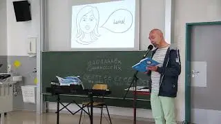 Arnim Töpel liest aus seinem Kinderbuch "Isch, de Krutze" in der GS Hoffenheim