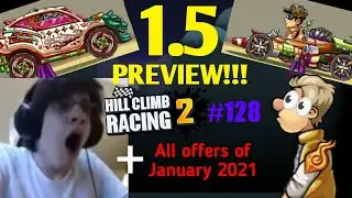 All offers of January 2021 and preview on HCR2 IE 1.5 update😍😎💪 Hill Climb Racing 2 