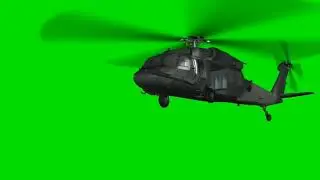 Green screen helicopter crass & flying helicopter | 4k Helicopter Landing Sence Green screen video.