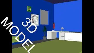 3D Model of a Building | Cosmetology Workshop/Lab | Building Drawing | AutoCAD | T.D.