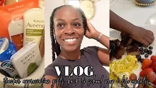 VLOG - A LITTLE LIFE UPDATE, BACK TO SCHOOL PREP & DIY TEACHER GIFTS