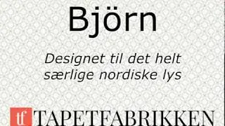 Designkollektionen Björn til det nordiske lys