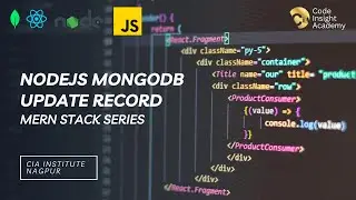 Day 13: REST API | Node.js | MongoDB | JavaScript | UPDATE Record - Full Stack Series
