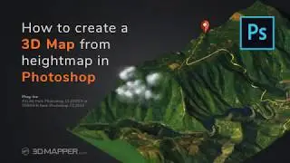 How to create 3D Map from heightmap and texture in Photoshop and ATLAS plugin