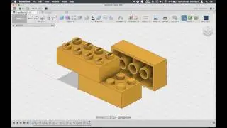 Fusion 360 - Lego Brick Modelling tutorial