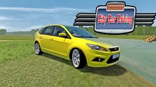 Поехал на речку на Ford Focus | City Car Driving + Logitech G29