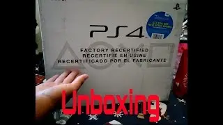 PlayStation 4 Best buy refurbished Unboxing