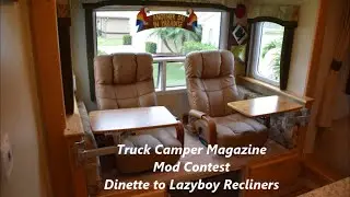 How to change an RV Dinette to Lazyboy Recliners