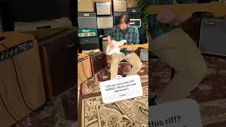 Can you name this riff? AND time signature? #shorts