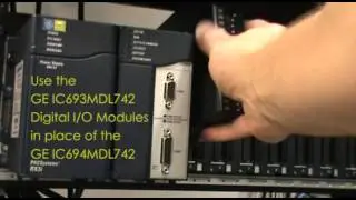 How to replace a GE IC694MDL742 with a GE IC693MDL742