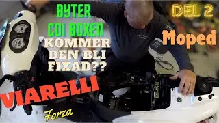 DEL 2 HJÄLP MIG o Laga denna Mopeden VIARELLI FORZA 2016