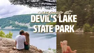 celebrating our anniversary at DEVIL'S LAKE STATE PARK!