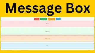 JavaScript - How to Create Custom Alerts with HTML, CSS, and JavaScript