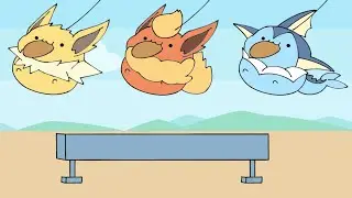 【Pokémon】 Eevee hurdle race...