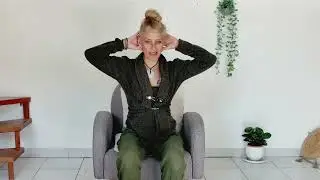 yoga au bureau  1 sur sa chaise,une pause active au bureau.