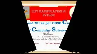 List Manipulation in Python