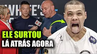 BIZARRO! BRASILEIRO que VENCEU ALEX POATAN, SURTA ANTES da LUTA no CONTENDER SERIES - Quemuel Ottoni