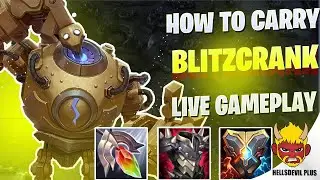 How To Carry As Blitzcrank - Wild Rift HellsDevil Plus Gameplay