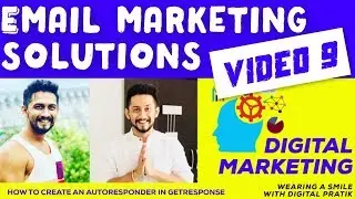 Video 9: Email Marketing Solutions 2017: How to Create an Autoresponder Welcome Email in Getresponse