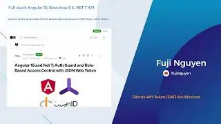 Angular 15 & NET 7:  Auth Guard and Role-Based Access Control with JSON Web Token