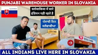 India Punjabi Worker Life in Slovakia 🇸🇰 | Slovakia Work Permit 2024 | Indian Life in Slovakia