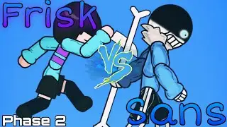 Санс Против Фриск. Undertale. Phase 2. Рисуем Мультфильмы 2