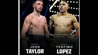 TEOFIMO LOPEZ SETTING HIMSELF UP TO LOSE TO JOSH  TAYLOR