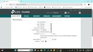 TP-Link Pharos CPE 605 P2P configuration (Access Point)