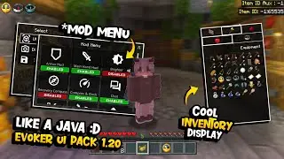 Many Useful Tools, The Best UI For MCPE 1.20+ [Evoker UI Pack 1.20]