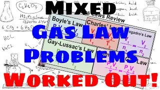 Mixed Gas Law Problems - Worked Out