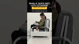 Single Sofa Bed with Storage | Space Saving Furniture #shorts