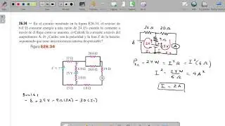 Reglas de Kirchhoff. Potencia disipada en una resistencia.