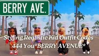 *BERRY AVENUE*Styling Realistic Kid Outfit Codes Blush Fashion Doll*