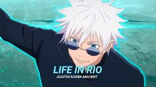LIFE IN RIO - GOJO SATORU BADASS 🥵 [ EDIT / AMV ] + [ 4K + CLIP ] 👽