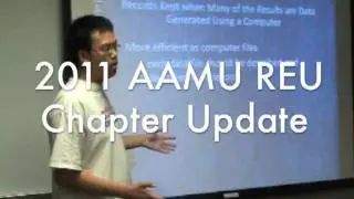 2011 AAMU REU Project Updates 24 June 1
