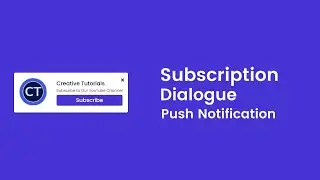Working Subscribe Dialogue with Desktop Notification System