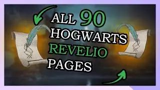 All 90 Hogwarts revelio pages location in Hogwarts Legacy