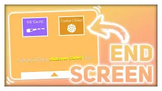 How to make END SCREEN in Scratch!