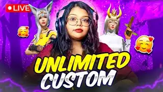 FREE FIRE LIVE CUSTOM ROOM GIVEAWAY | FF LIVE TEAMCODE GIVEAWAY | FF LIVE GIVEAWAY CUTE GILR FF LIV